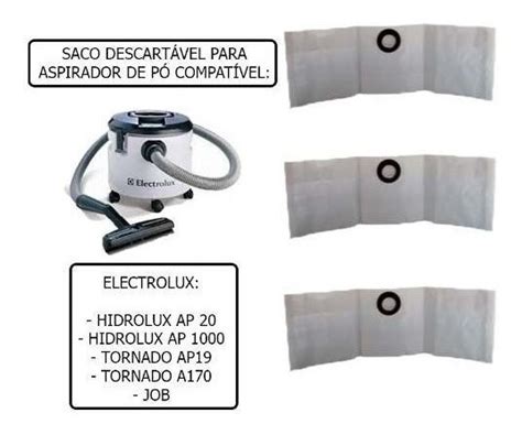 Sacos P Aspirador De P Electrolux Tornado A Mercado Livre