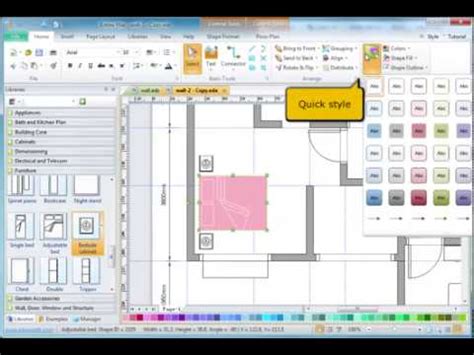 Create A Floor Plan In EdrawMax YouTube