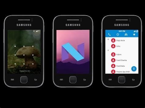 How To Install Android 7 0 Nougat Rom On Galaxy Y GT S5360 YouTube