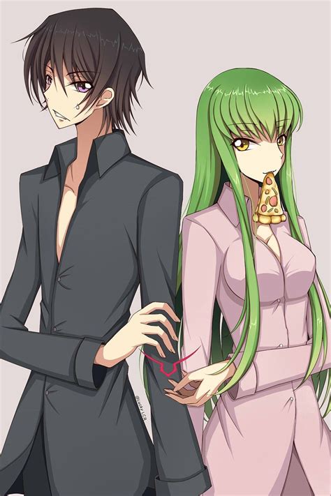 Lelouch X Cc Code Geass Cc Code Geass Handsome Anime Guys