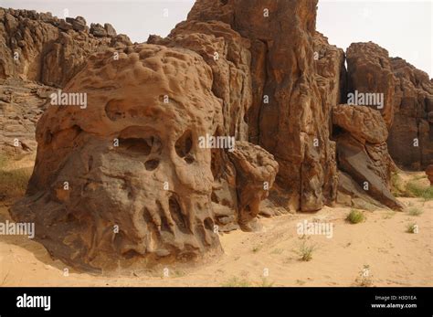 Rock formation called "The Skull" at the entrance to the mysterious ...