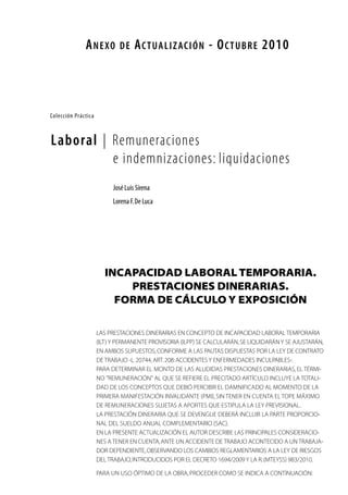 Incapacidad Laboral Temporaria Pdf