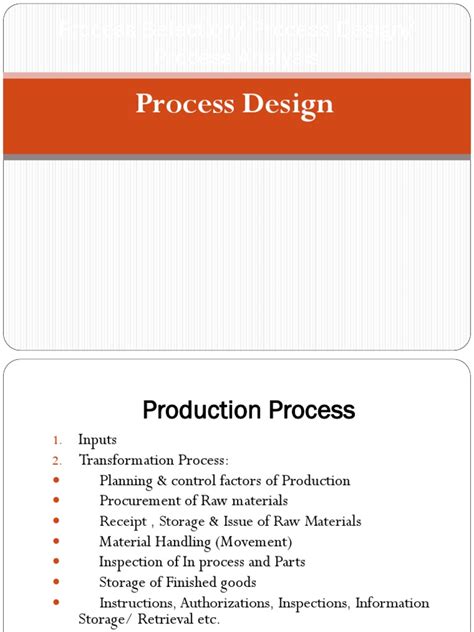 Chap-2 Process Analysis | Download Free PDF | Automation | Operations ...