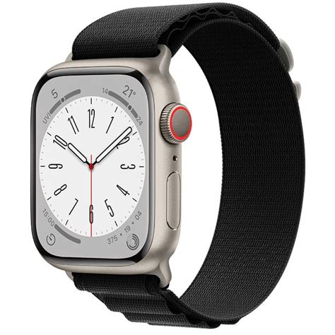 Pulseira Loop Alpinista Preta Para Apple Watch Ultra 44 49mm Shopee