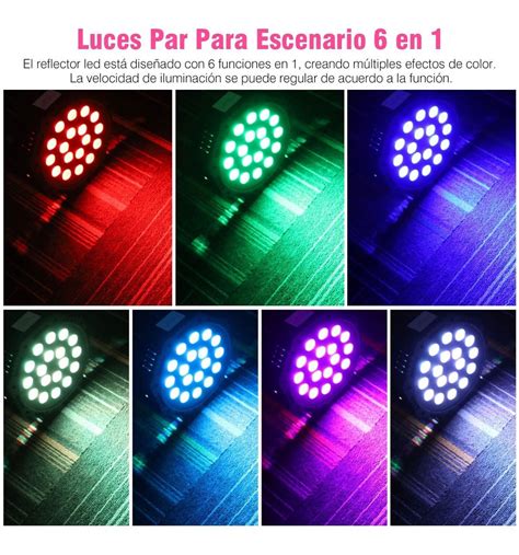 Cañon De Leds 18x3 Audioritmico Dmx Multicolor Meses sin intereses