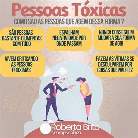 Pessoas tóxicas Como elas são Roberta Brito Neuropsicóloga