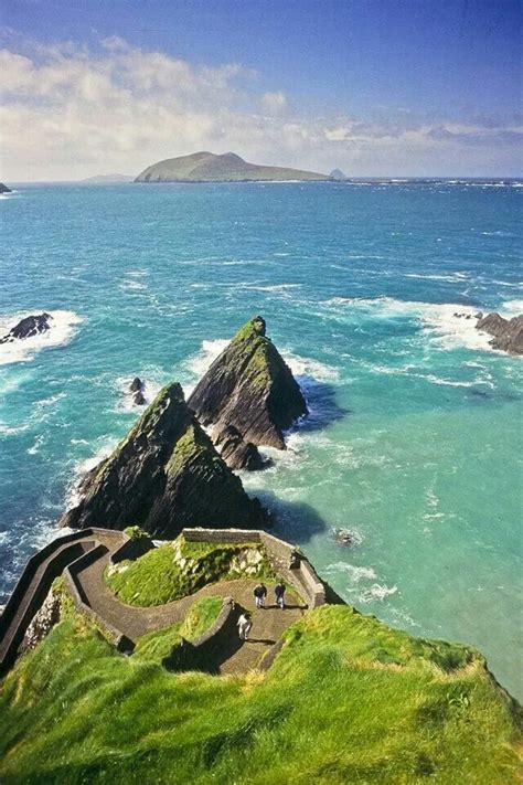 Dingle Peninsula at Dun Chaoin | Ireland landscape, Ireland travel, Beautiful places on earth