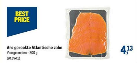 Aro Gerookte Atlantische Zalm Promotie Bij Makro