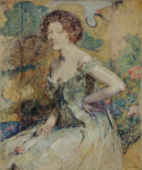 Robert LEWIS REID American 1862 1929 Catherine La Rose The Poet