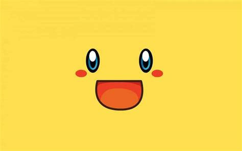 Pikachu_Smiling_Face_Minimal_HD_Wallpaper - AUTO CONVO