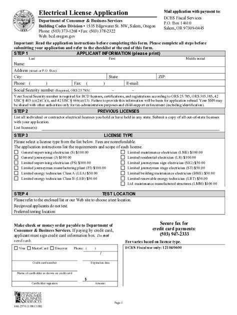 Fillable Online Oregon Form 440 2570 Letter Template Fax Email Print