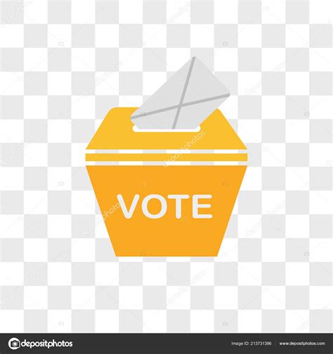 Vote vector icon isolated on transparent background, Vote logo d Stock ...