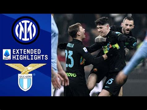 Inter Milan Vs Lazio Extended Highlights Serie A Cbs Sports