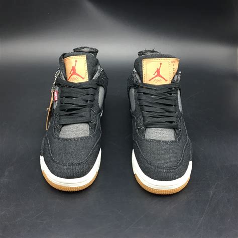 US$ 155.00 - Air Jordan 4 Levis Black - www.kickplug.cn