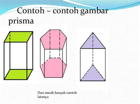 Konsep 34 Gambar Bangun Ruang Prisma