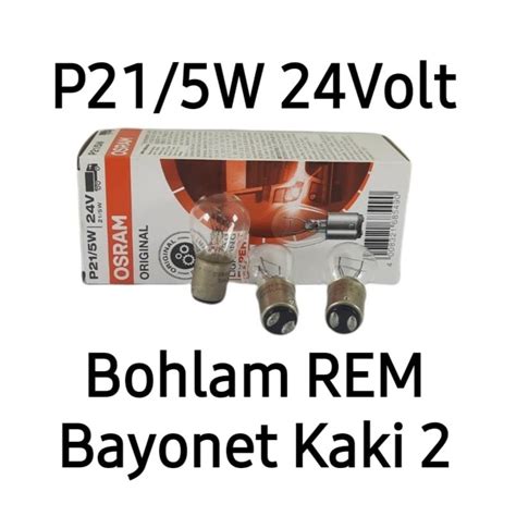 Jual Osram Bay D Kaki K V P W Bohlam Lampu Rem Stop Bayonet