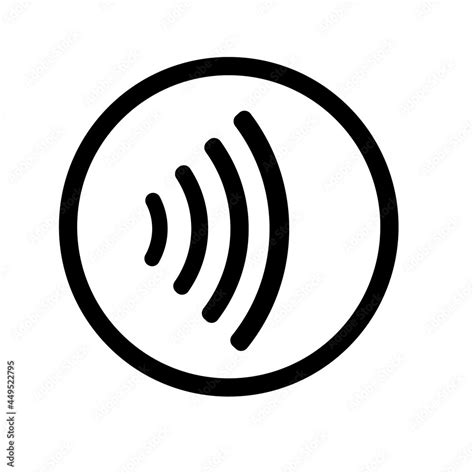 Contactless Payment Logo Contactless Wireless Payment Logo Sign Nfc