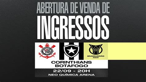 Ingressos Corinthians X Botafogo Onde Comprar E Preços Para O Jogo Do