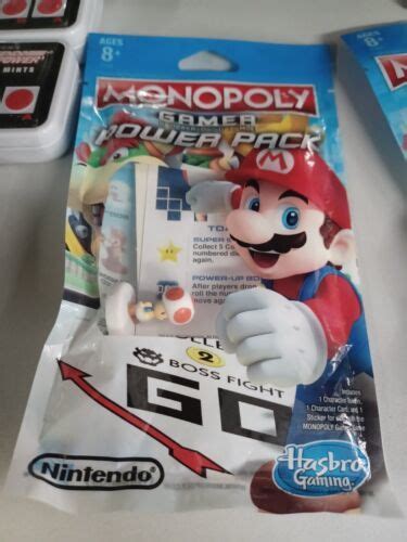 Super Mario Monopoly Gamer Power Pack Toad Board Game Piece Nintendo