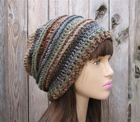 Crochet Pattern Crochet Hat Slouchy Hat Crochet Pattern Pdf Easy