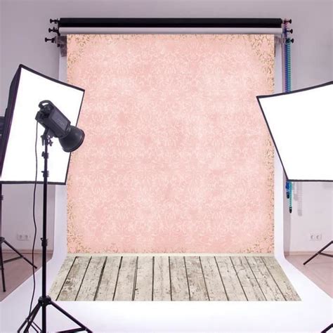 Ywei Toile De Fond Backdrop Tissu X M Planche Rose Photographie