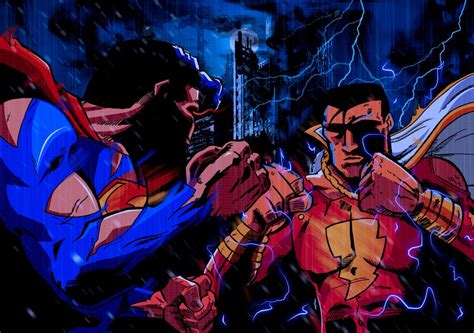 Superman VS Shazam by More979 on DeviantArt