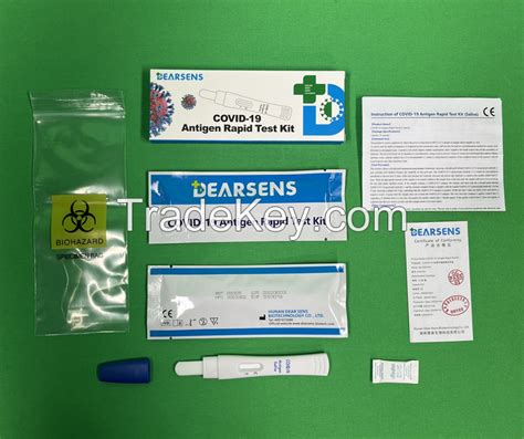 COVID 19 SARS CoV 2 Antigen Test Kit Colloidal Gold Saliva By LANNX