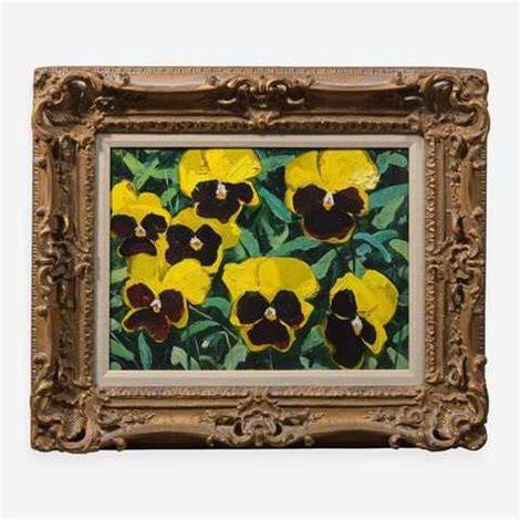 Still Life With Yellow And Black Pansies Par Jane Peterson Sur Artnet