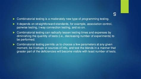 Combinatorial testing ppt