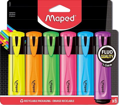 Maped Fluo Peps Classic Pochette De Surligneurs Amazon Fr