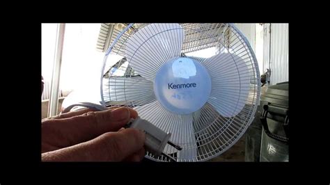 Reparacion De Un Ventilador Kenmore Modelo Youtube