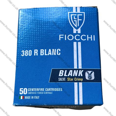 Fiocchi 380 Black Powder Effect Blanks Box Of 50 L779 IHunter