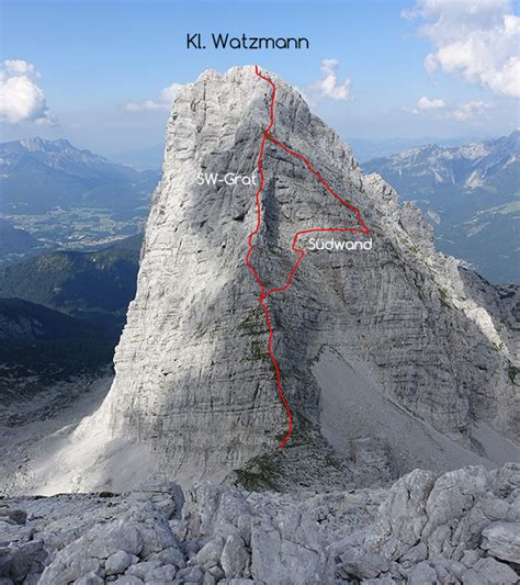 Kleiner Watzmann Südwand Sebastian Steude