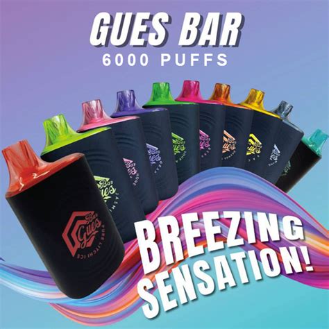 Gues Bar 6000 Puffs Disposable Pod RELX SG Vape Shop