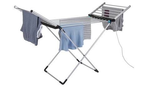 Buy Minky Wing 12m Heated Clothes Airer With Cover Clothes Airers Habitat