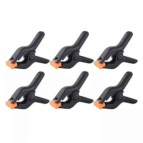 Kravetto 6pcs Photography Backdrop Support Spring Clamp 4 Inch 100 Mm