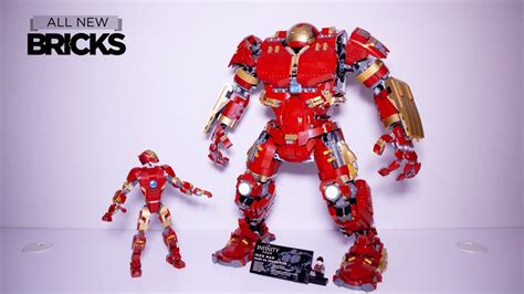 Lego Marvel Hulkbuster Speed Build With Iron Man Figure