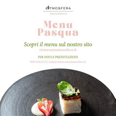 Menù di Pasqua Ristorante Atmosfera