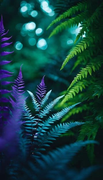 Premium AI Image | New Growth in the Ferns Wallpaper