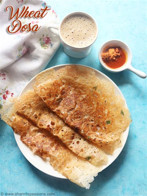 Wheat Dosa Recipe Instant Wheat Flour Dosa Godhuma Dosa Recipe