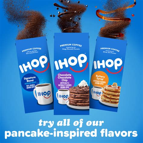 Ihop Chocolate Chocolate Chip Flavored Ground Coffee 11 Oz Bag