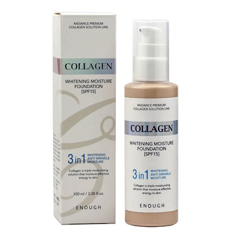 Enough Collagen Whitening Moisture Foundation 3 in 1 SPF 15 100ml ...