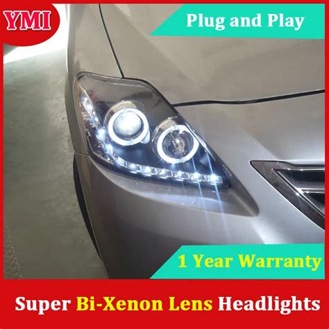 Ymi Auto Car Styling For Toyota Vios Led Headlights For Yaris Headlight Angle Eyes Headlamp