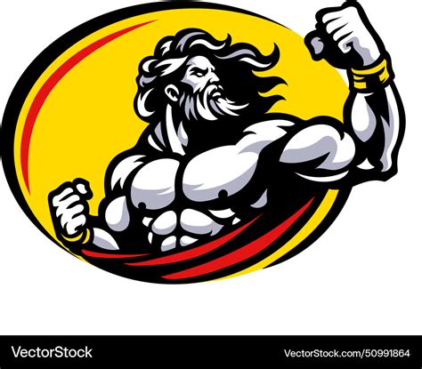 Hercules son of zeus Royalty Free Vector Image