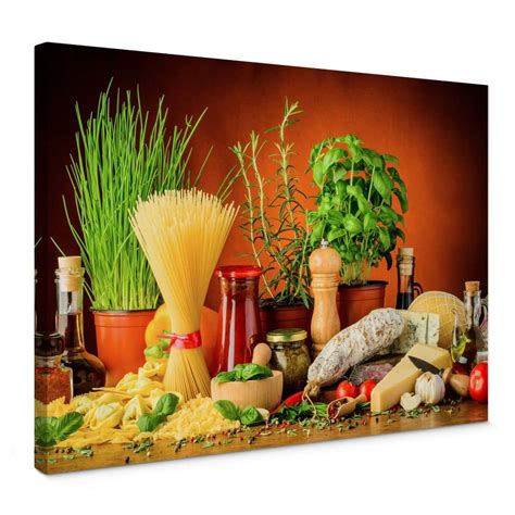 Italian Kitchen Canvas print | wall-art.com