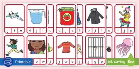 Grade R Phonics Letter J Peg Card Twinkl