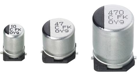 Eeefkc Uar Aluminium Electrolytic Capacitor Uf Vdc Panasonic