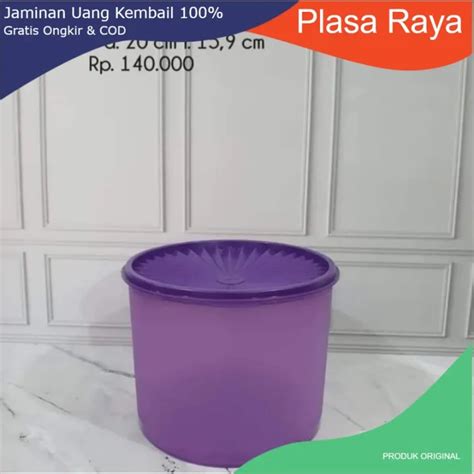 TUPPERWARE PROMO ECER 1 PCS TOPLES DECO UNGU 4 LITER Lazada Indonesia