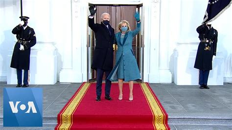 INAUGURATION President Biden Arrives At The White House YouTube