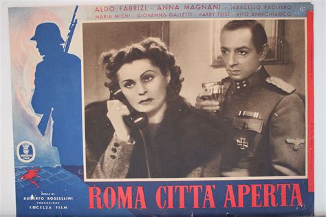 "ROMA CITTA APERTA" MOVIE POSTER - "ROM OPPEN STAD" MOVIE POSTER